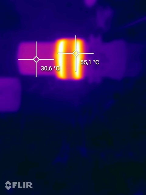 Inspeção termográfica (FLIR) — junta soldada de PEAD